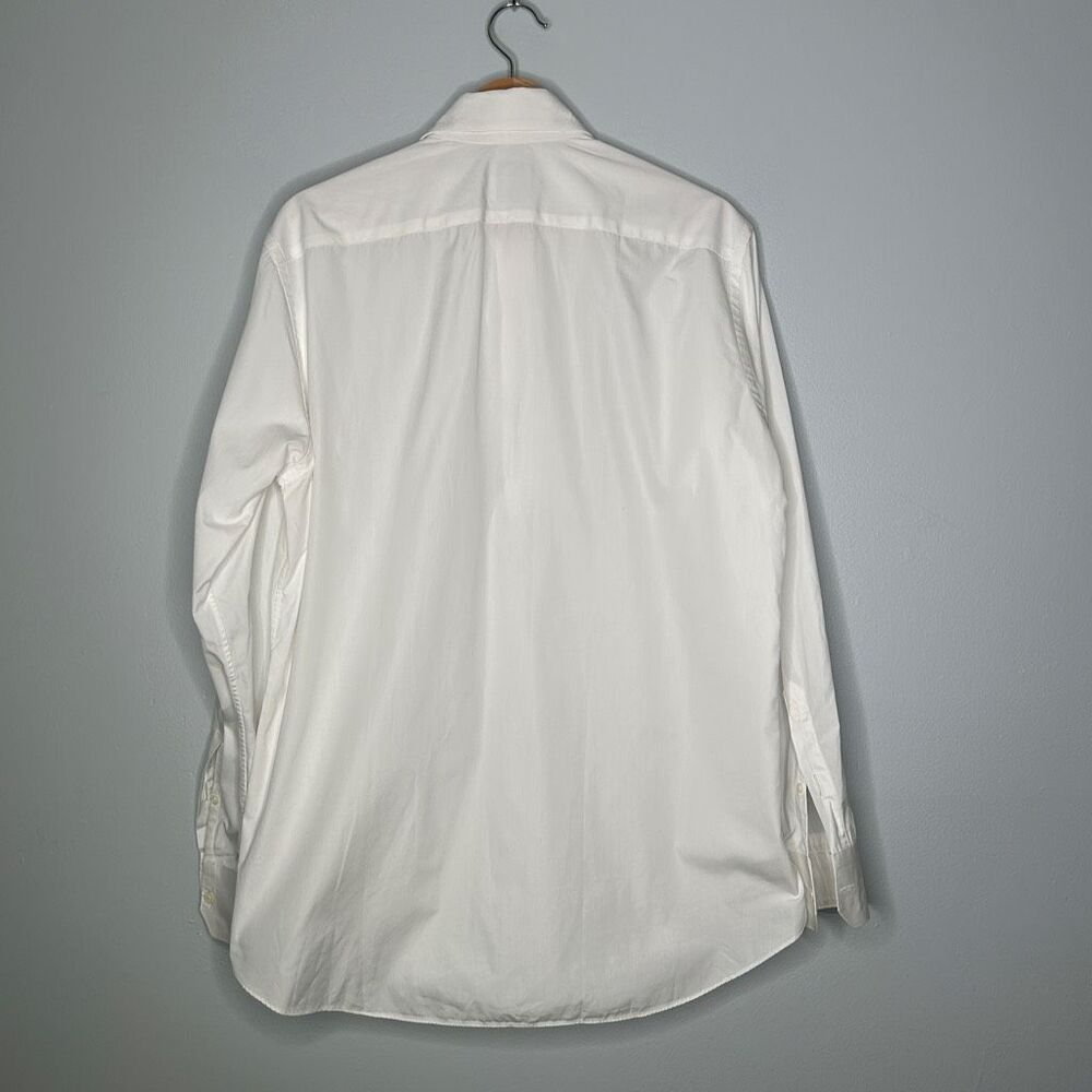 Cordone 1956 Italian Handmade White Button Down Dress Shirt 16.5 - 42 - Picture 2 of 10